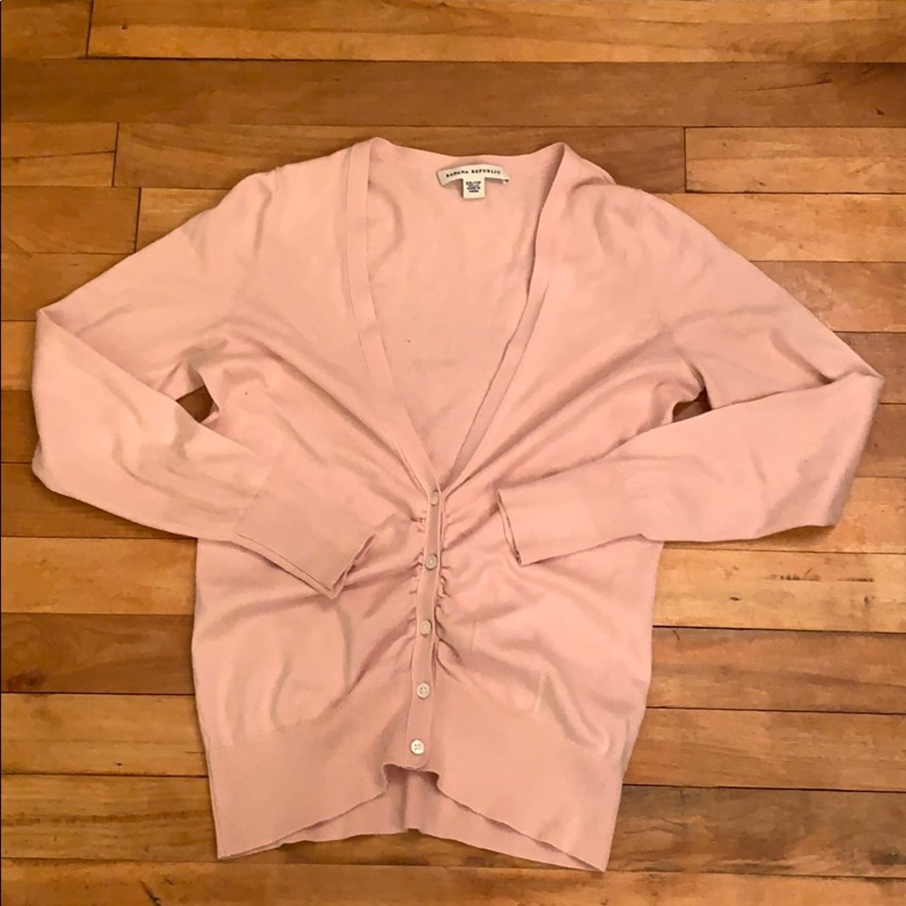 Pink Banana Republic XS Button Up